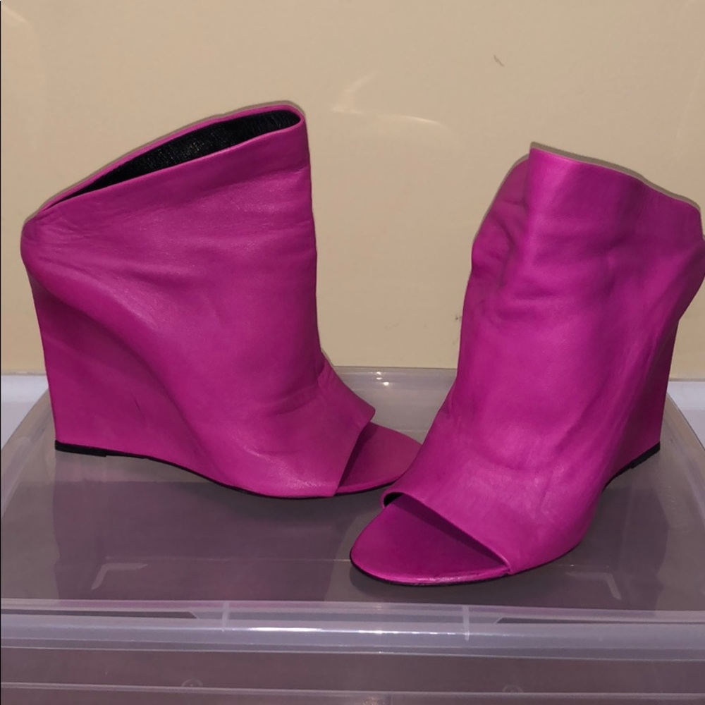 Balenciaga wedge sling backs. Worn once